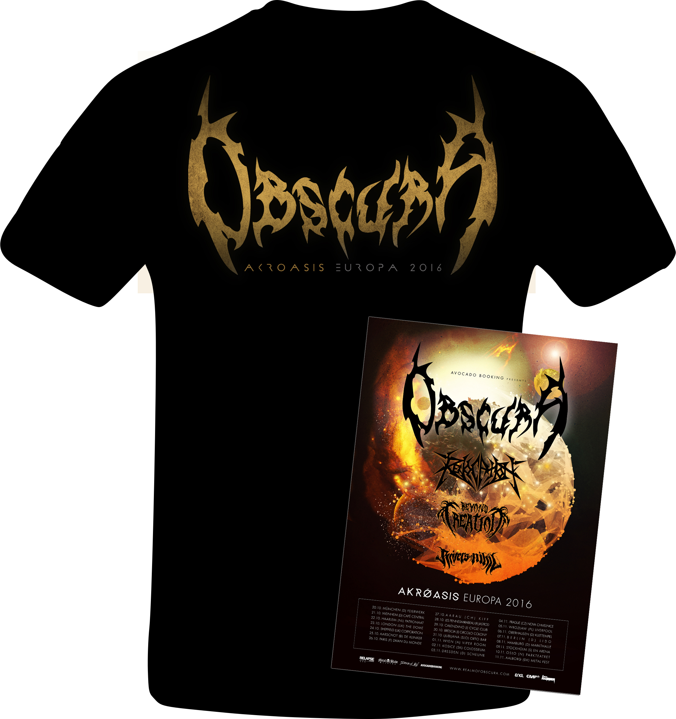 Obscura | Akroasis EUROPA TS+Poster